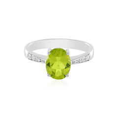 Arizona Peridot Silver Ring