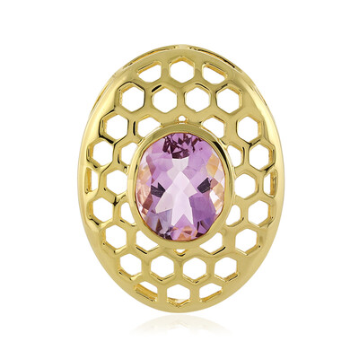 Rose de France Amethyst Silver Pendant (MONOSONO COLLECTION)