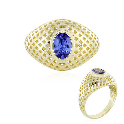 9K AAA Tanzanite Gold Ring (Ornaments by de Melo)