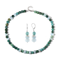 Brazilian Aquamarine Silver Set