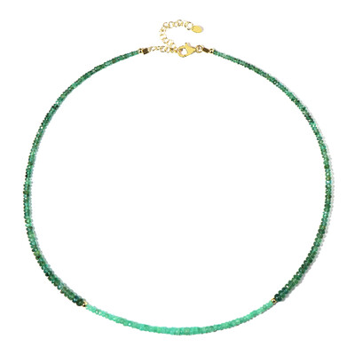 Zambian Emerald Silver Necklace