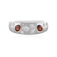 Indian Garnet Silver Ring