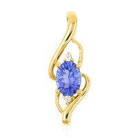 9K AAA Tanzanite Gold Pendant