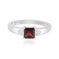 Indian Garnet Silver Ring