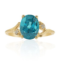 14K Ratanakiri Zircon Gold Ring (Smithsonian)