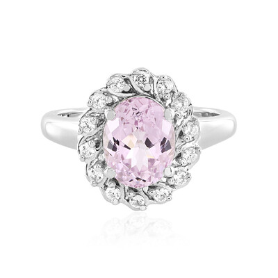 Kunzite Silver Ring