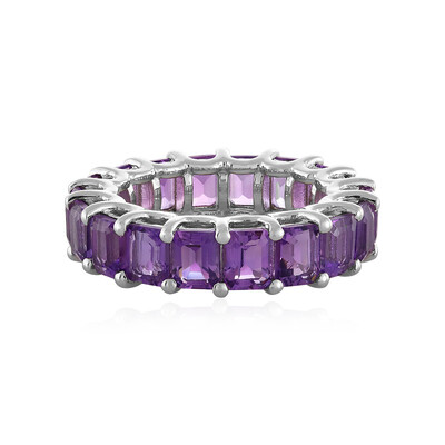 Siberian Amethyst Silver Ring