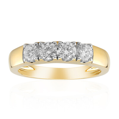 14K SI1 (G) Diamond Gold Ring (Annette)