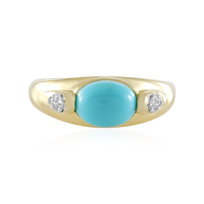 Sleeping Beauty Turquoise Silver Ring