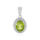 Peridot Silver Pendant