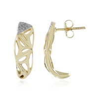 9K I2 (I) Diamond Gold Earrings (Ornaments by de Melo)