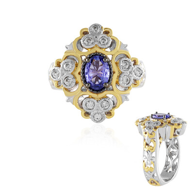 Tanzanite Silver Ring (Gems en Vogue)