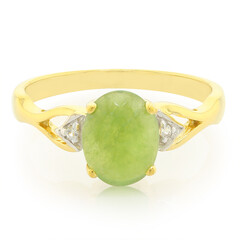 Imperial Chrysoprase Silver Ring