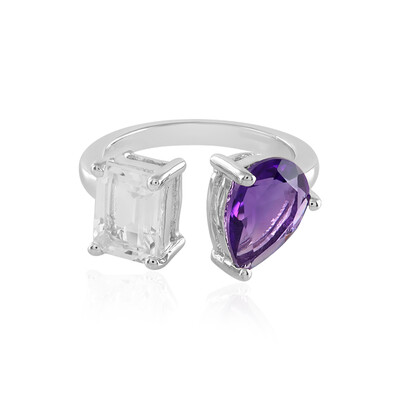 Siberian Amethyst Silver Ring