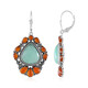 Amazonite Silver Earrings (Desert Chic)