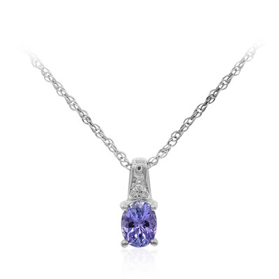 Tanzanite Silver Necklace