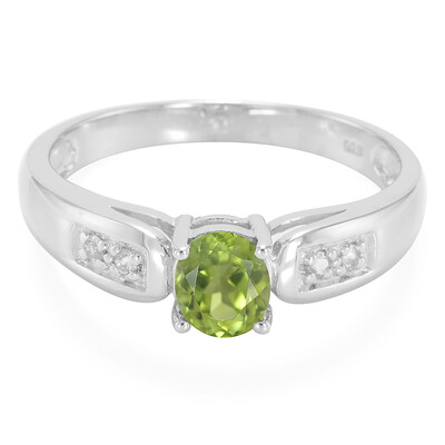 Fancy Tourmaline Silver Ring