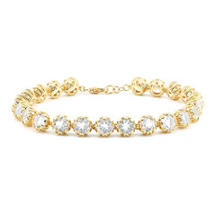 White Topaz Silver Bracelet