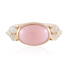 Machu Picchu Pink Opal Silver Ring (KM by Juwelo)