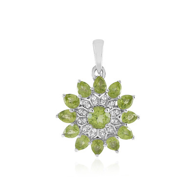 Peridot Silver Pendant