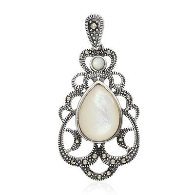 Mother of Pearl Silver Pendant