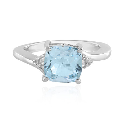 Sky Blue Topaz Silver Ring