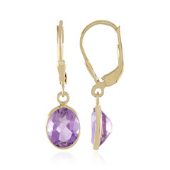 Amethyst Silver Earrings