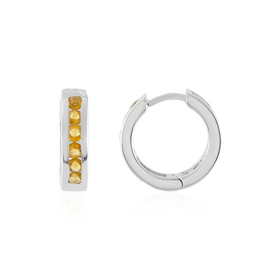 Citrine Silver Earrings