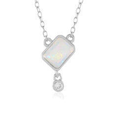 Welo Opal Silver Necklace