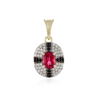 9K Pink Tourmaline Gold Pendant (Adela Gold)