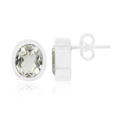 White Topaz Silver Earrings (MONOSONO COLLECTION)