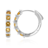 Citrine Silver Earrings