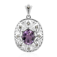 Amethyst Silver Pendant (Annette classic)