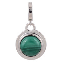 Malachite Silver Pendant