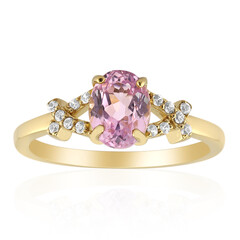 Kunzite Silver Ring