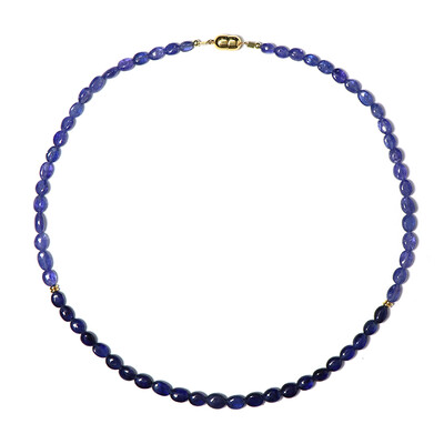 Madagascar Blue Sapphire Silver Necklace (Riya)