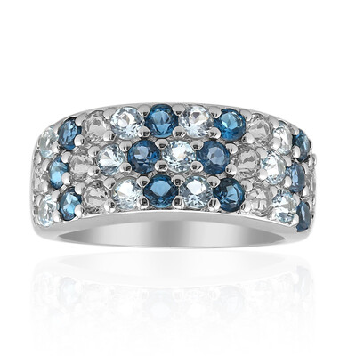 London Blue Topaz Silver Ring