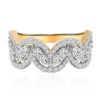 14K SI1 (G) Diamond Gold Ring