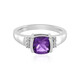 Moroccan Amethyst Silver Ring