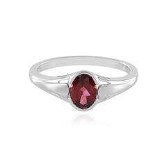 Mozambique Garnet Silver Ring