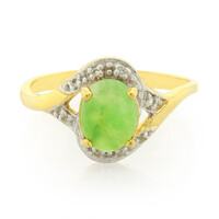 Imperial Chrysoprase Silver Ring