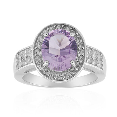 Amethyst Silver Ring