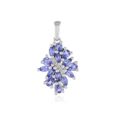 Tanzanite Silver Pendant