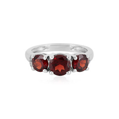 Mozambique Garnet Silver Ring