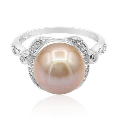 9K Pink Ming Pearl Gold Ring (TPC)