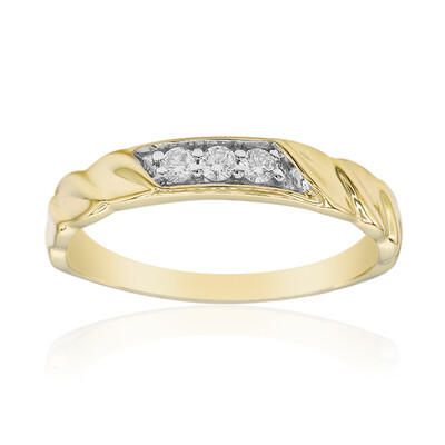 9K SI1 (G) Diamond Gold Ring (Annette)