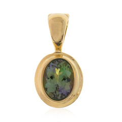 9K Green Tanzanite Gold Pendant (CUSTODANA)