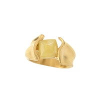 Baltic Amber Silver Ring