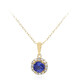 14K AAA Tanzanite Gold Necklace (CIRARI)