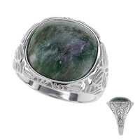 Fuchsite Silver Ring